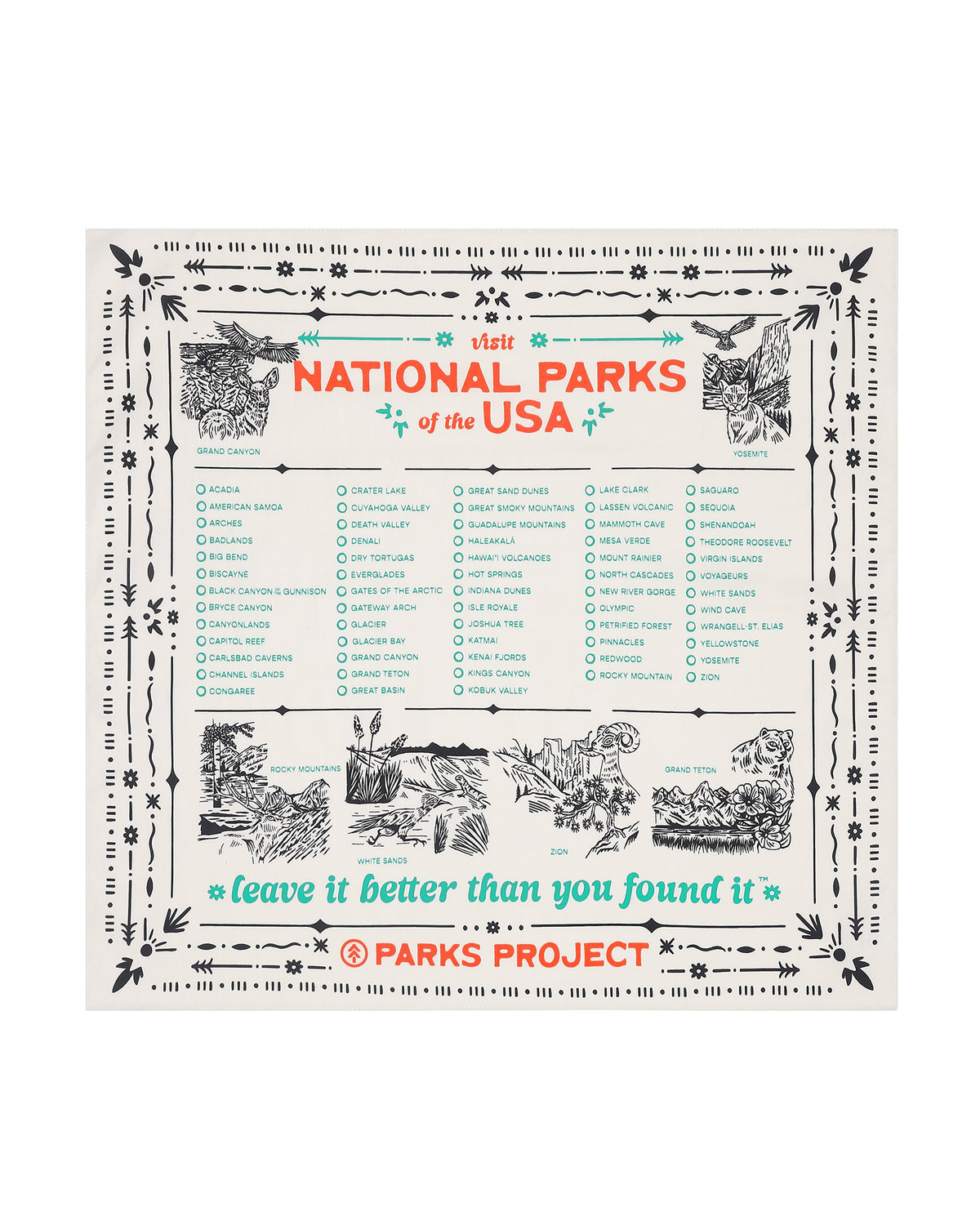 National Park Naturalist Bandana