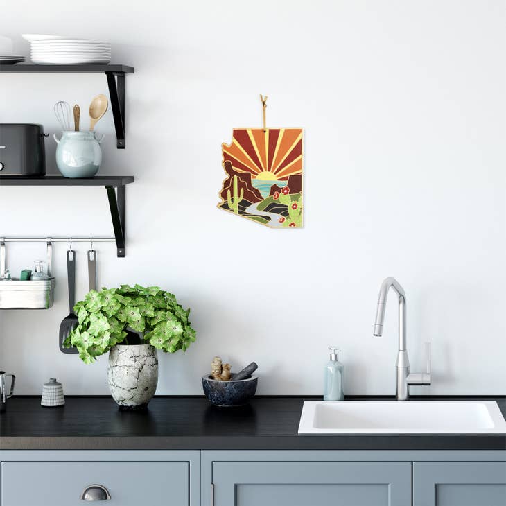 Arizona Sunrise Serving Board