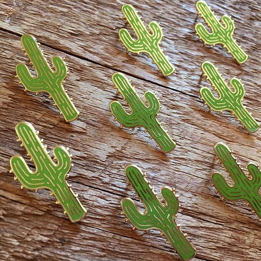 Saguaro Cactus Enamel Pin