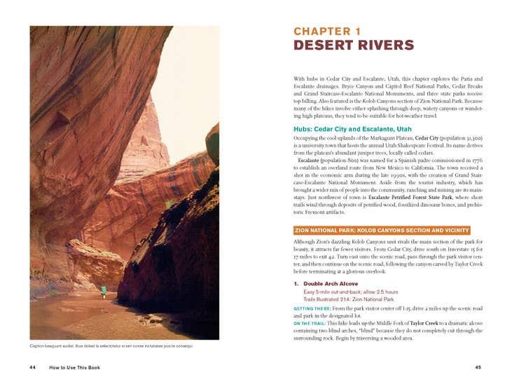 Hiking Southwest Canyon Country Book