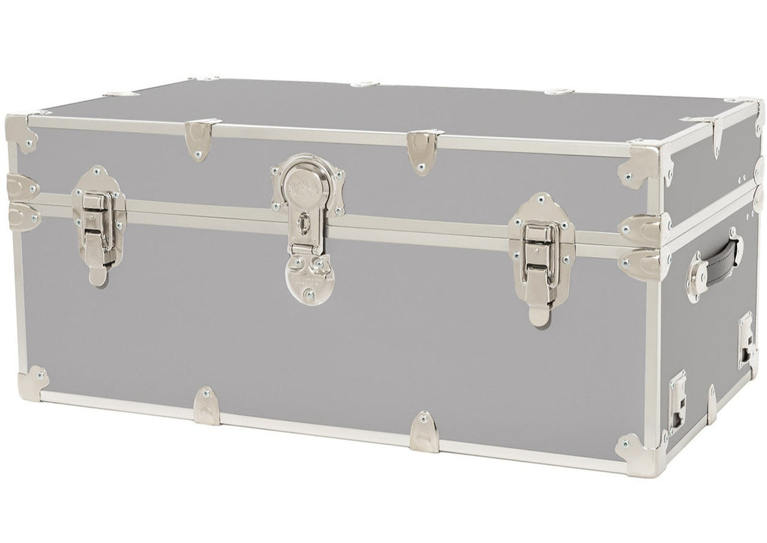 CampBound Armor Summer Camp Trunk with Wheels, Tray & Soft-Close Lid - Large - 32"L x 18"W x 14"H