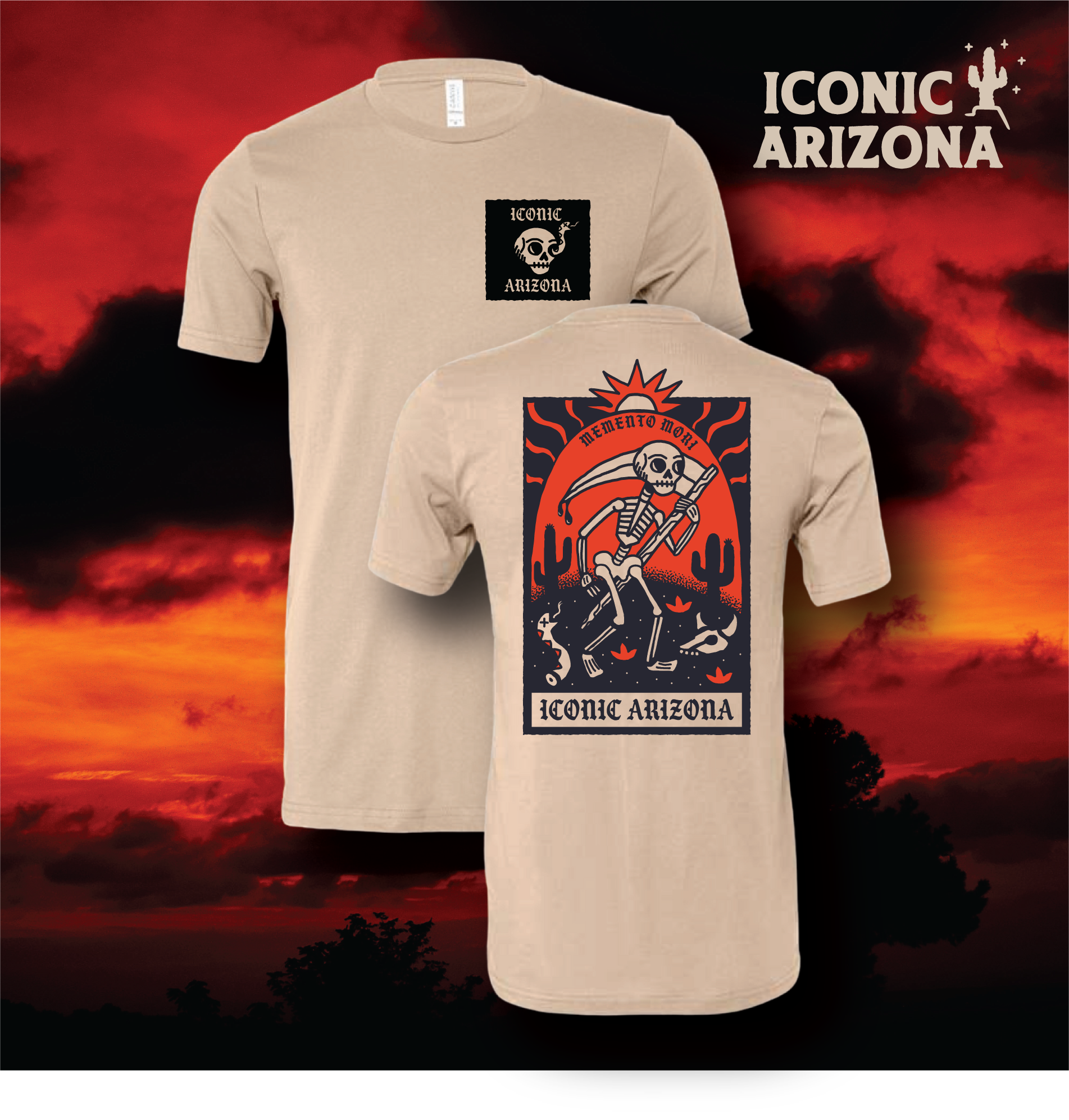 Iconic Arizona Death Tarot Tee