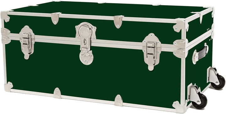CampBound Sticker Summer Camp Trunk with Wheels & Tray - Large - 32" L x 18" W x 14" H