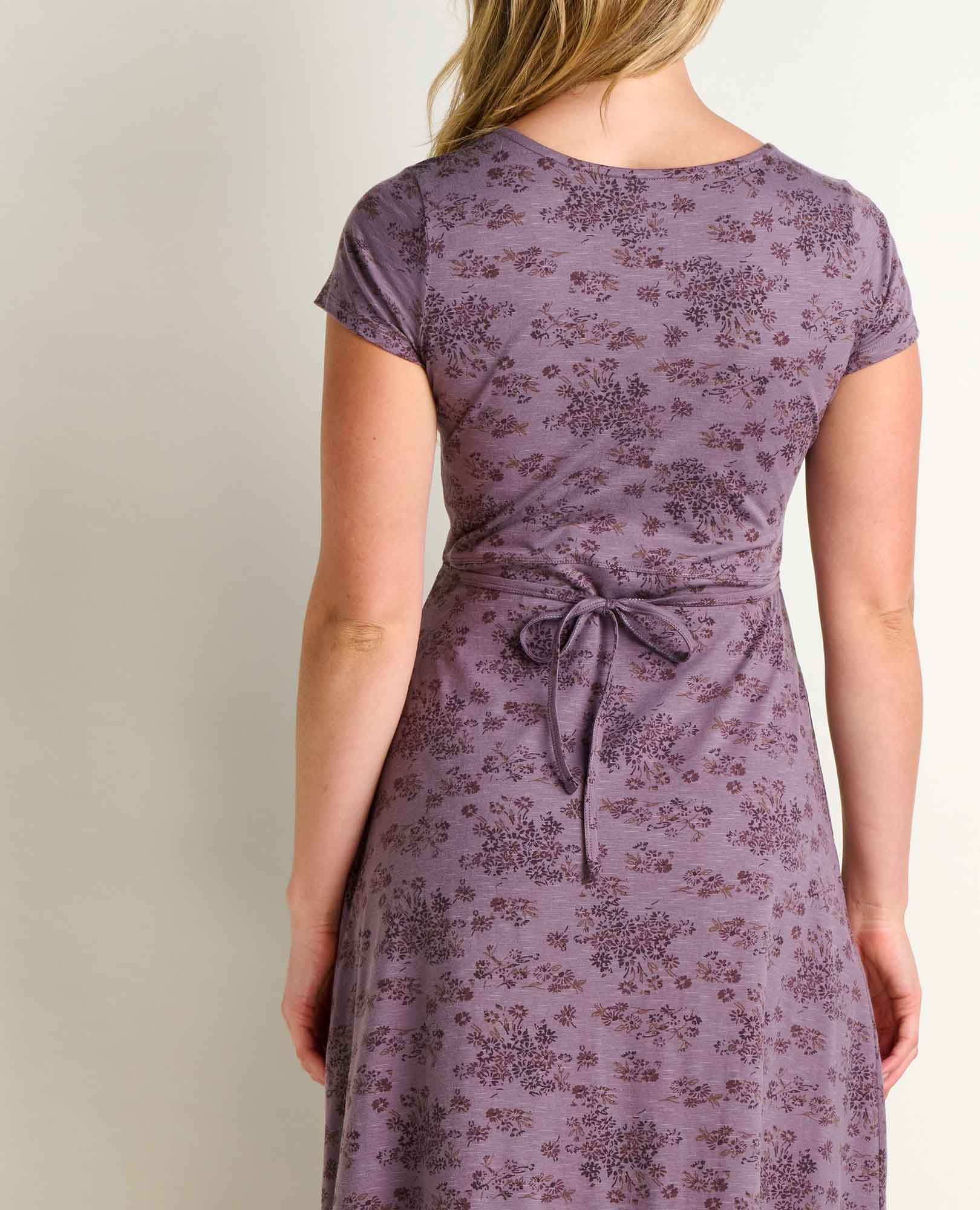 Rose Midi Dress - Moonscape Print