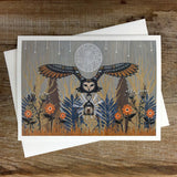 Lead Me Through The Darkness Owl Greeting Card