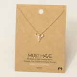 Buffalo Head Pendant Necklace