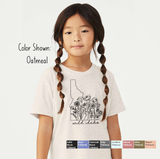 Wildflower Arizona Youth Tee - Ice Blue