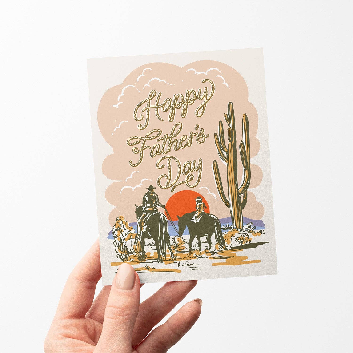Trail Ride Father's Day Card