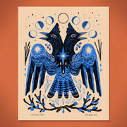 Stellers Jay - 8x10 Nature Wilderness Art Print