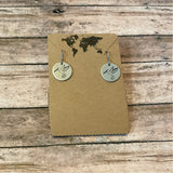Hummingbird Circular Earrings