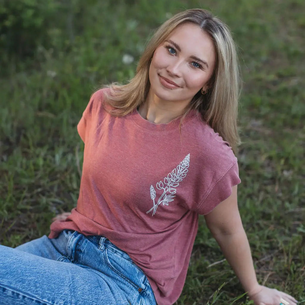 Wild Lupine Flowy Tee