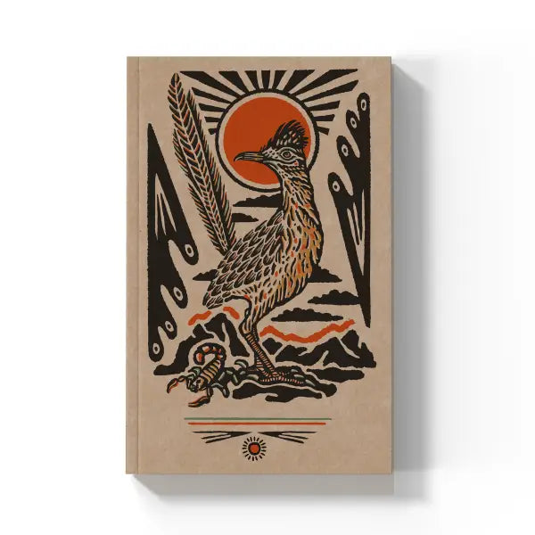 Out West Roadrunner Kraft Layflat Notebook