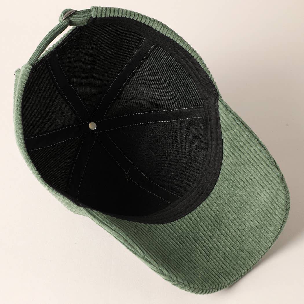 Howdy Darlin' Embroidery Patch Corduroy Dad Hat