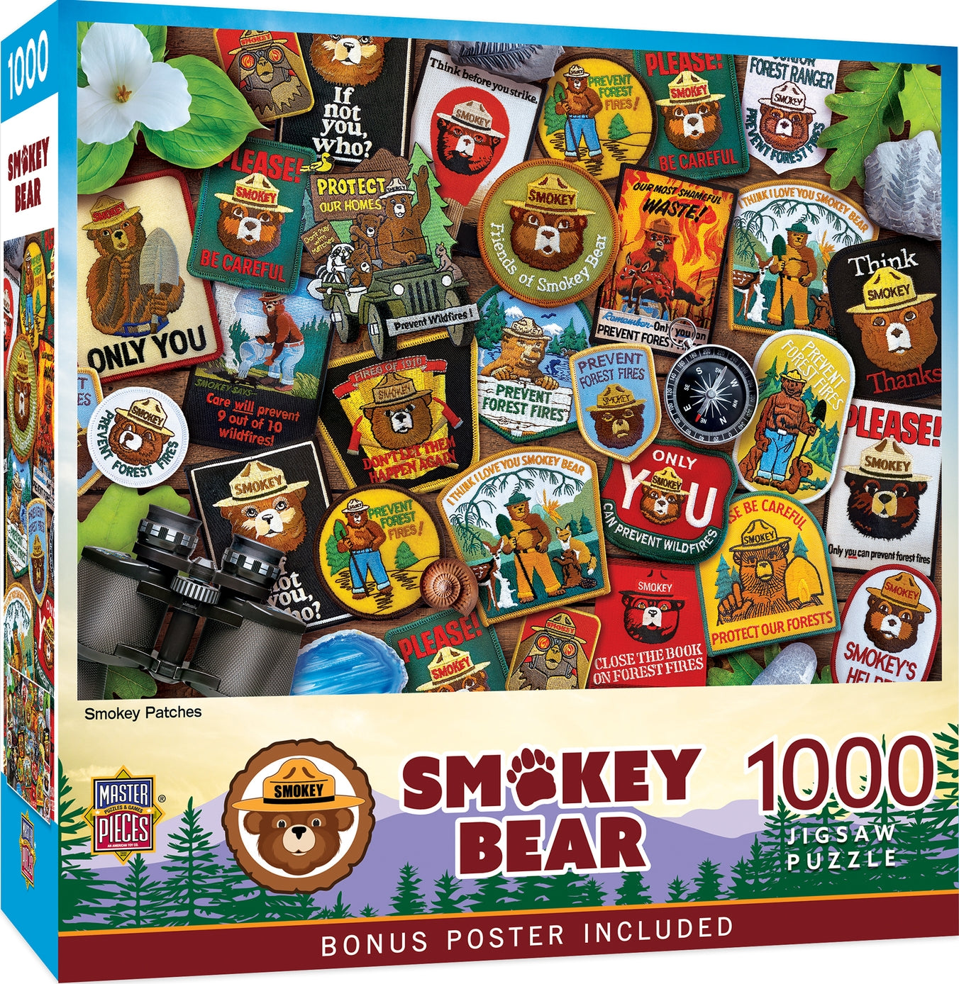 Smokey Bear Patches 1000 Piece Jigsaw Puzzle