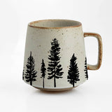 Evergreen Silhouette Ceramic Mug