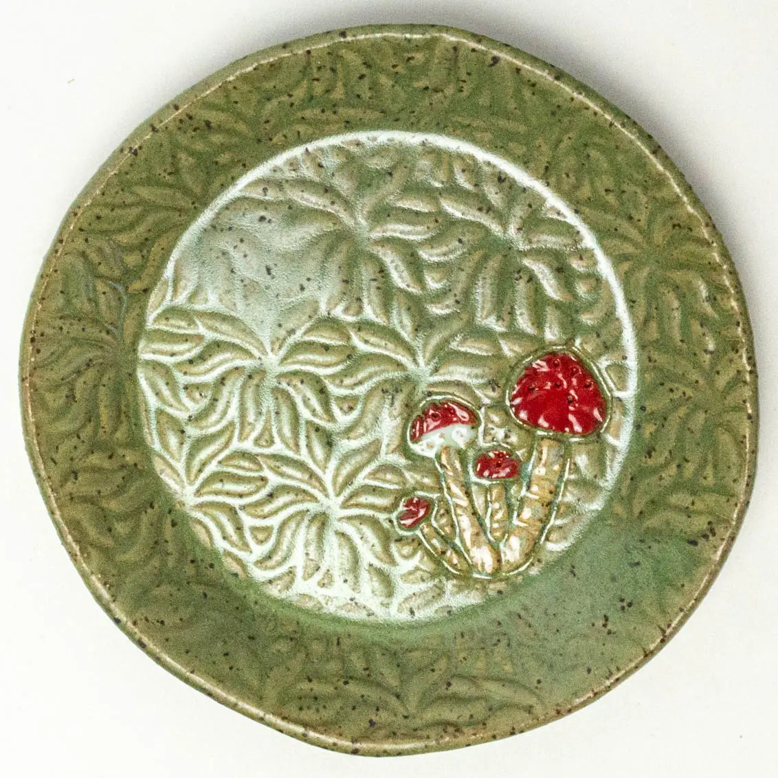 Mushroom Ceramic Trinket Tray