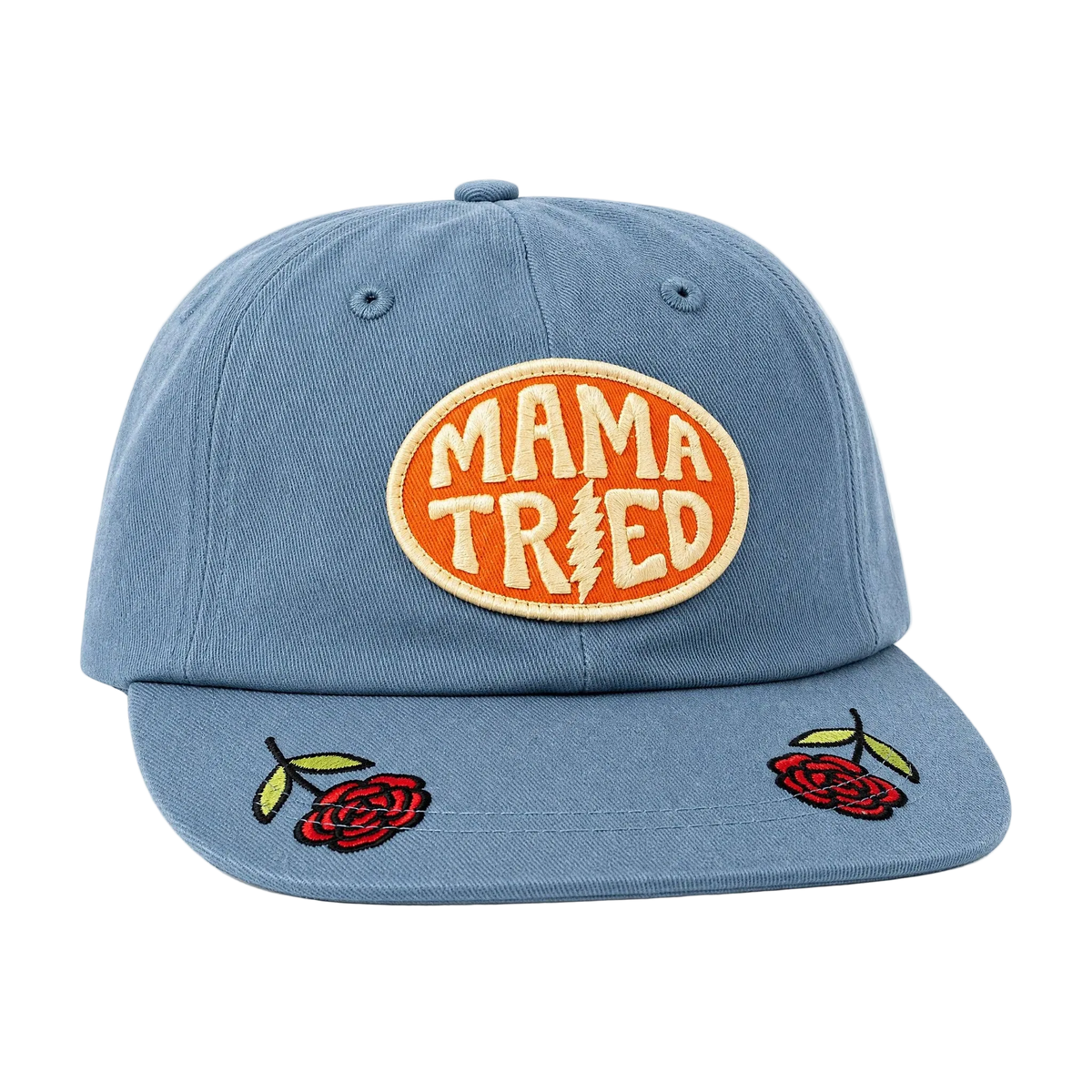Mama Tried Embroidered Flat Brim Hat