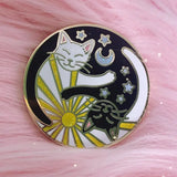 Yin Yang Cats Enamel Pin