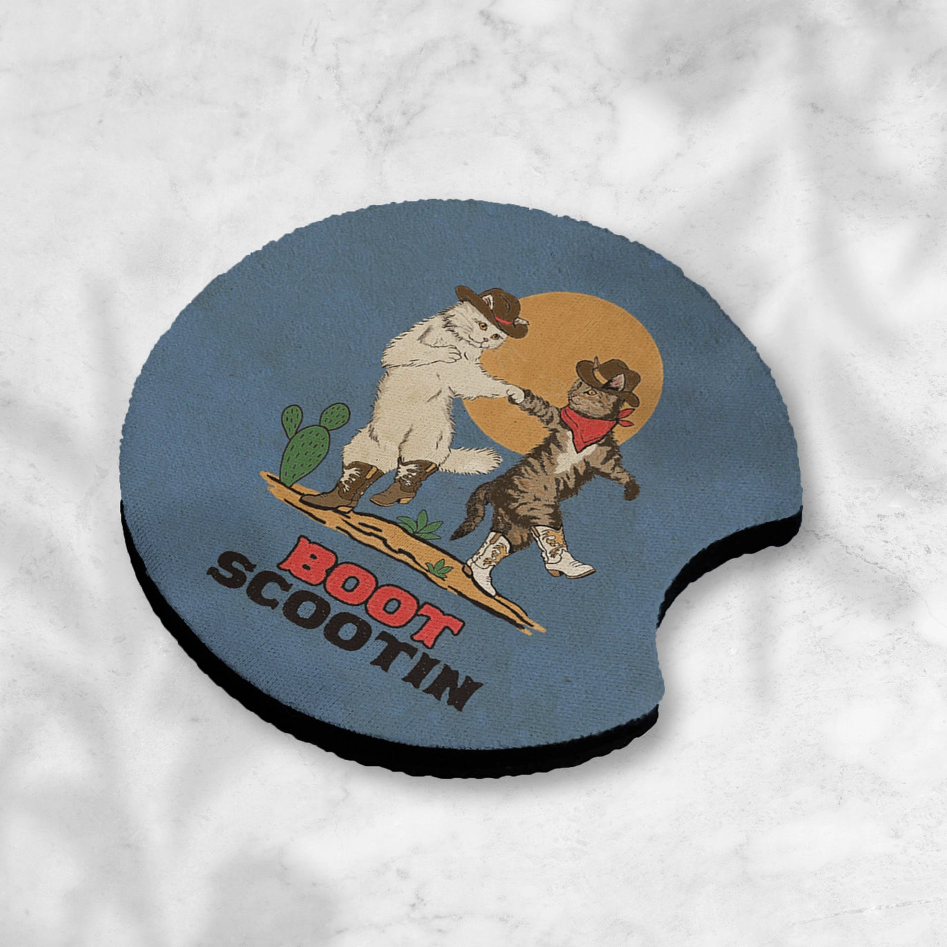 Boot Scootin' Car Coasters