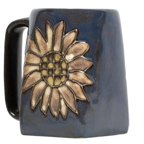 Sunflowers Square Stoneware Mug