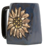 Sunflowers Square Stoneware Mug