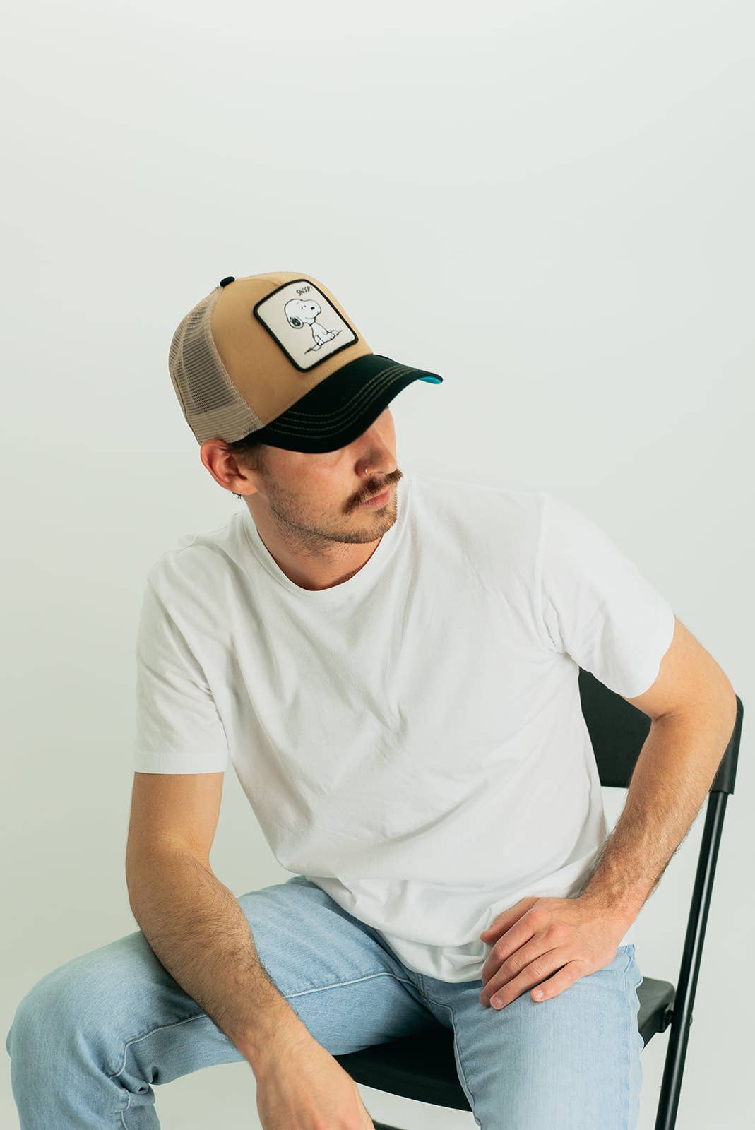 Snoopy Peanuts Cotton Mesh Adjustable Trucker Hat