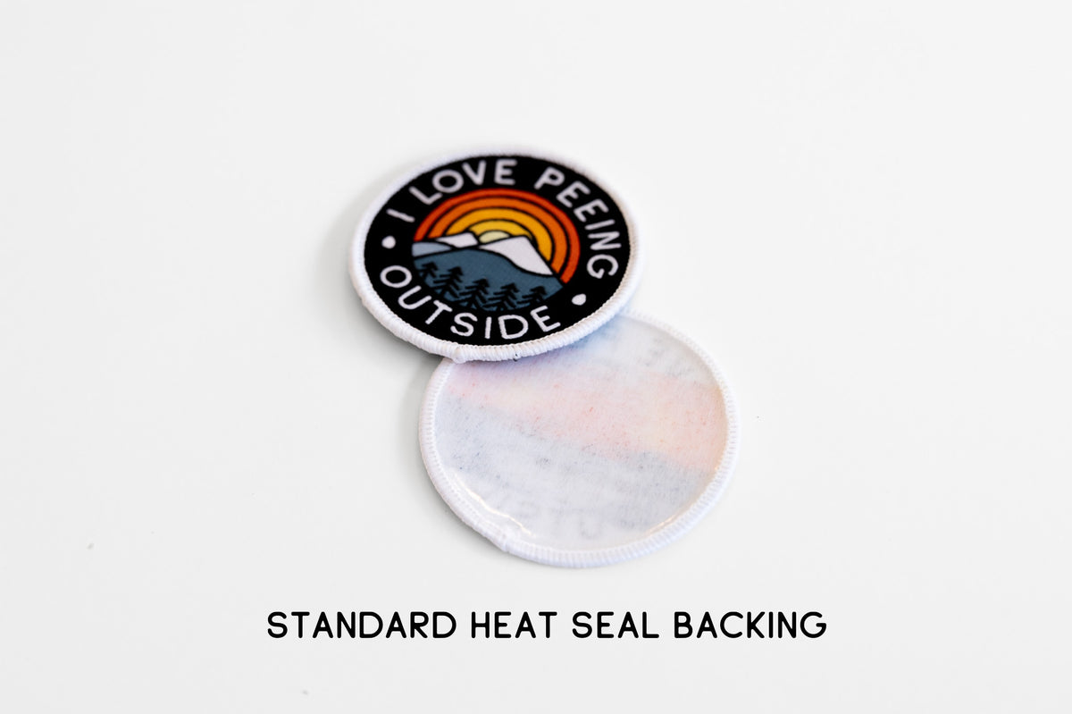 I Love Peeing Outside Iron-On or Velcro Patch