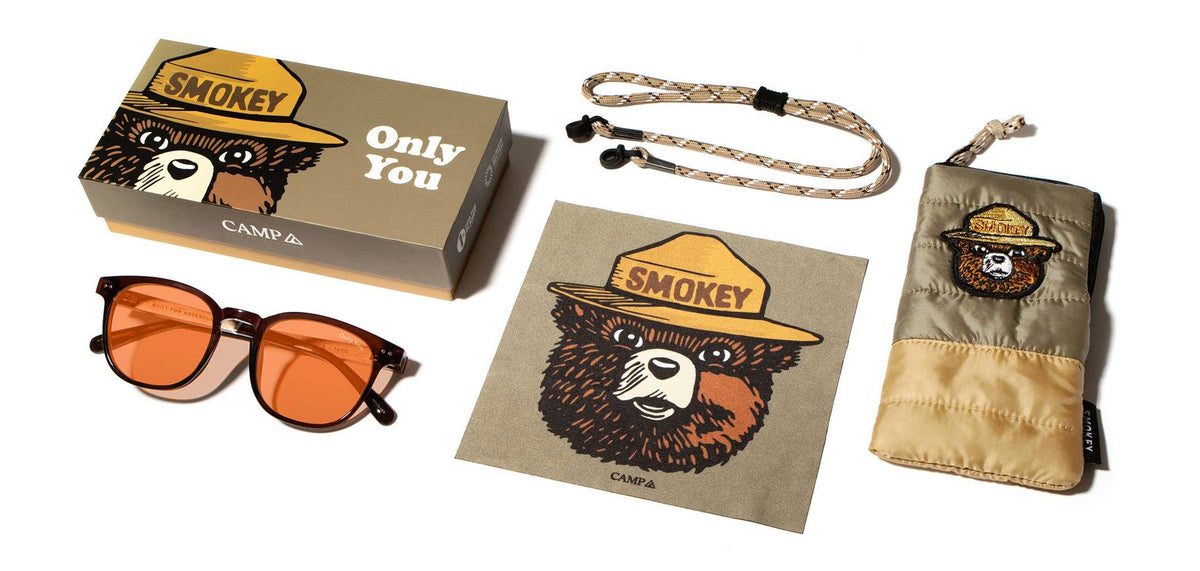 CAMP Topo Sunglasses - Clay Amber Smokey Bear
