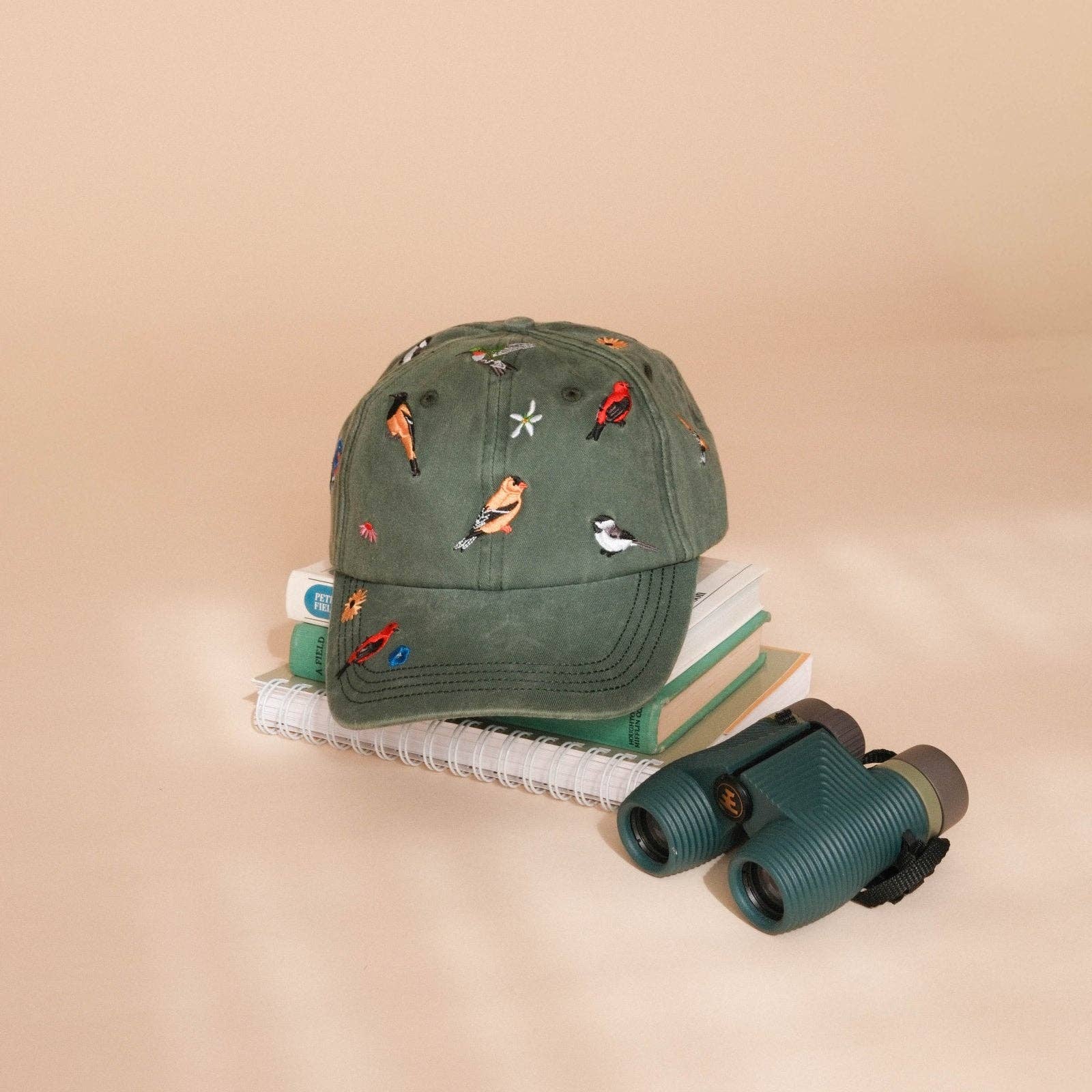 Backyard Birds Washed Hat