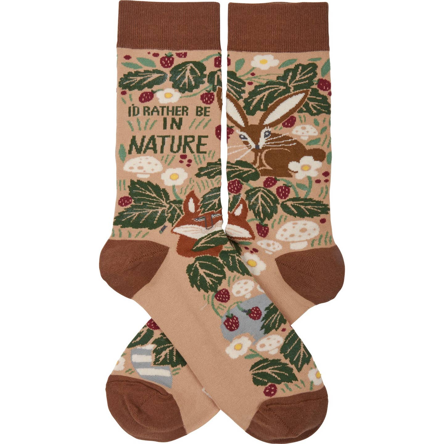 I'd Rather Be in Nature Unisex Socks