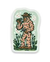 Squatch Spring Blooms Sticker