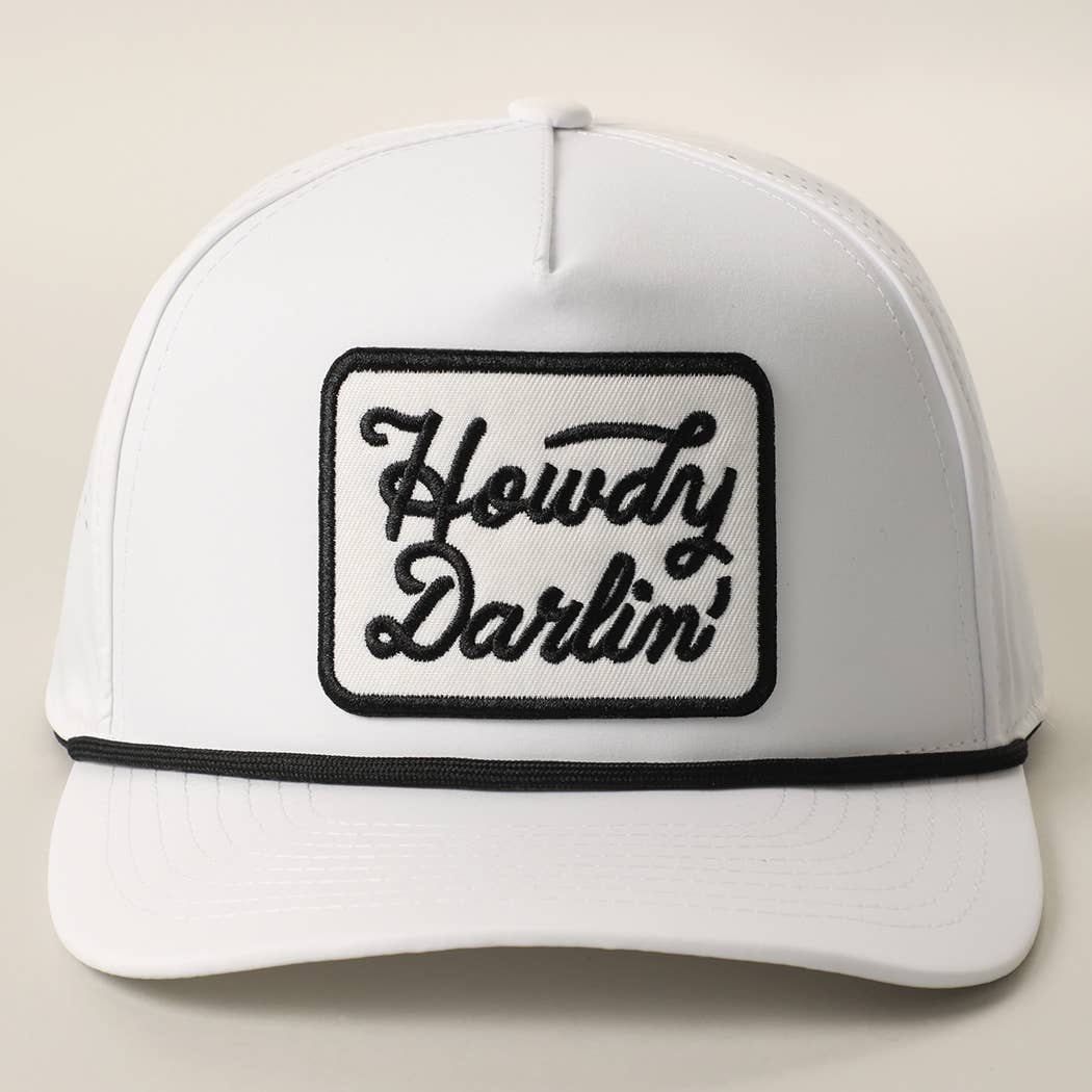 Howdy Darlin' Embroidered Patch Hat