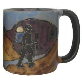 Hiker Round Stoneware Mug