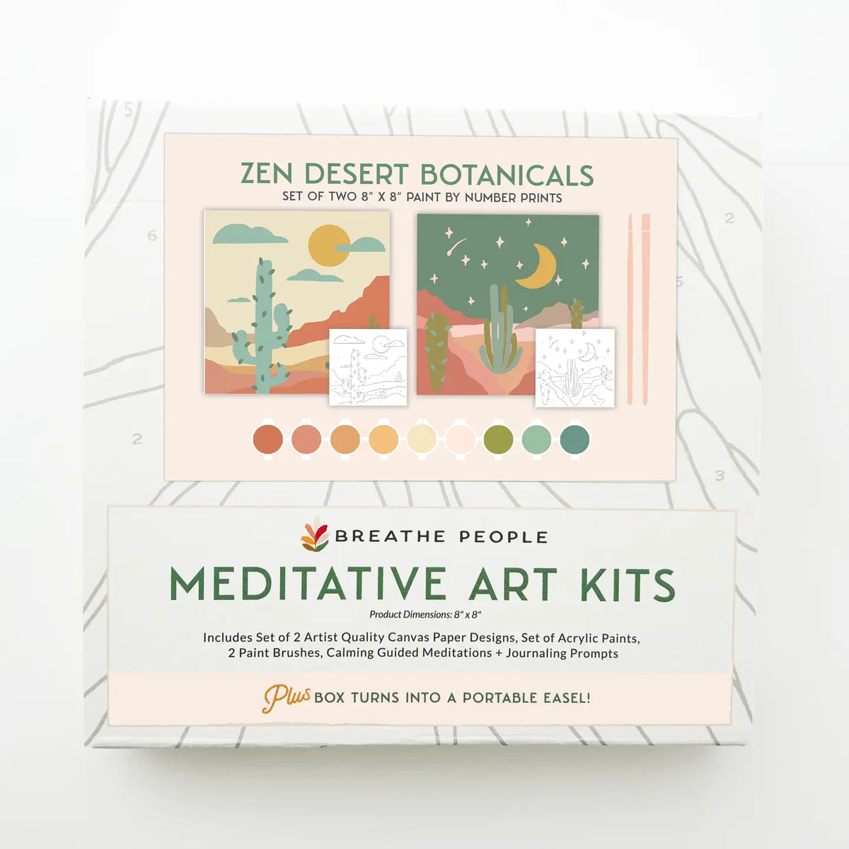 Zen Desert Meditative Paint By Number