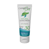 Caribbean Sol Natural Sunscreen SPF 30 tube front with green leaf graphic