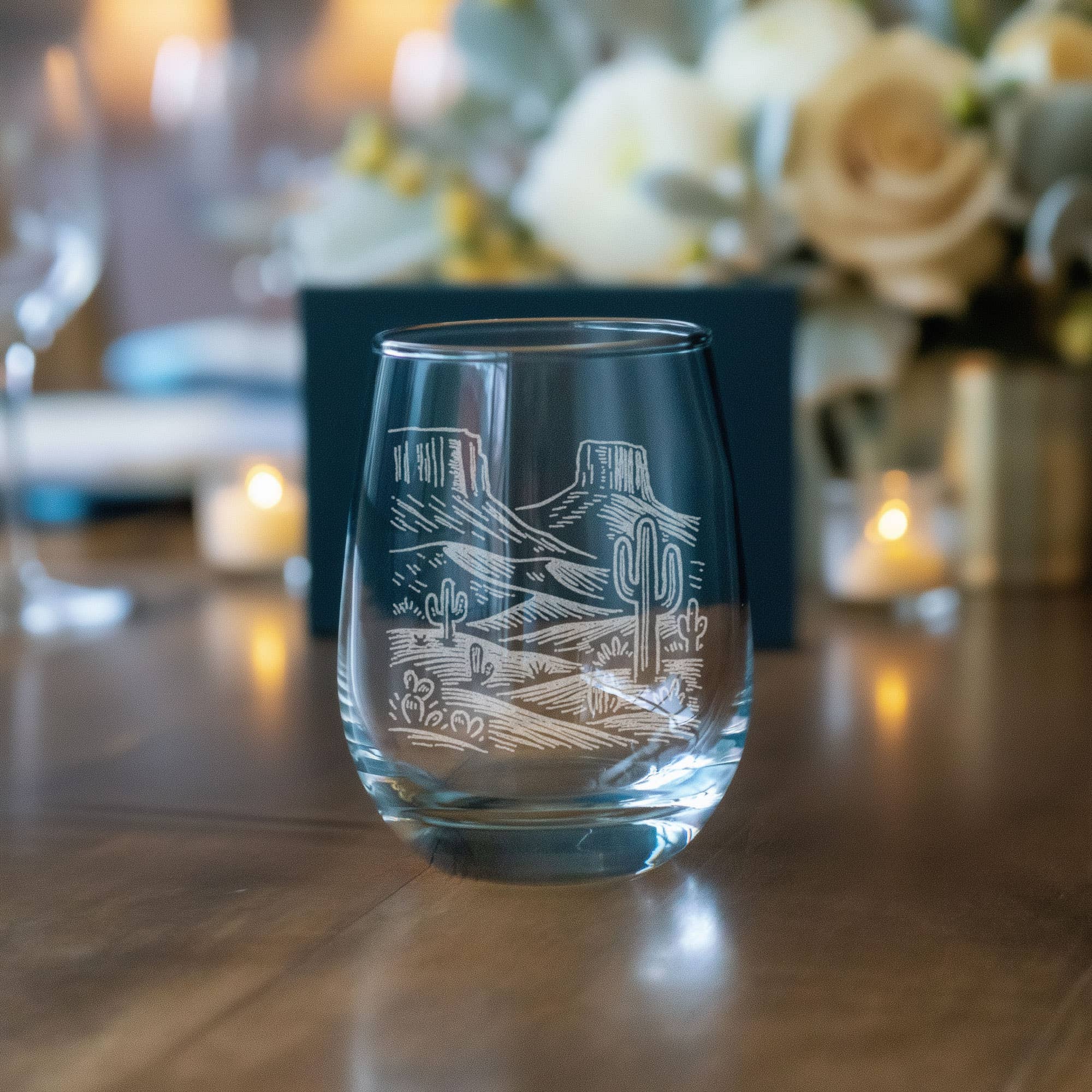 Desert Scene Drinking Glasses
