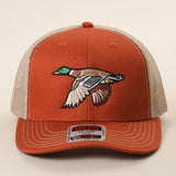 Flying Mallard Embroidered Trucker Hat