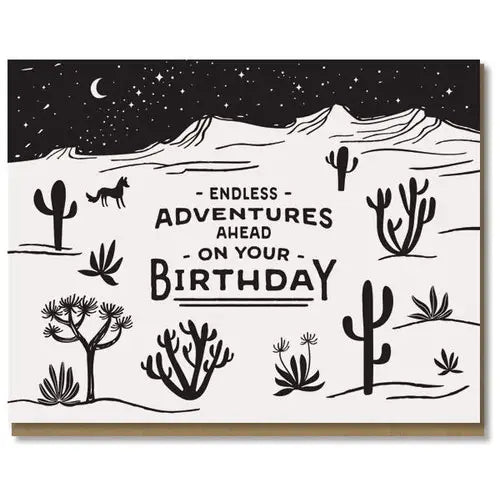 Endless Adventures Birthday Card