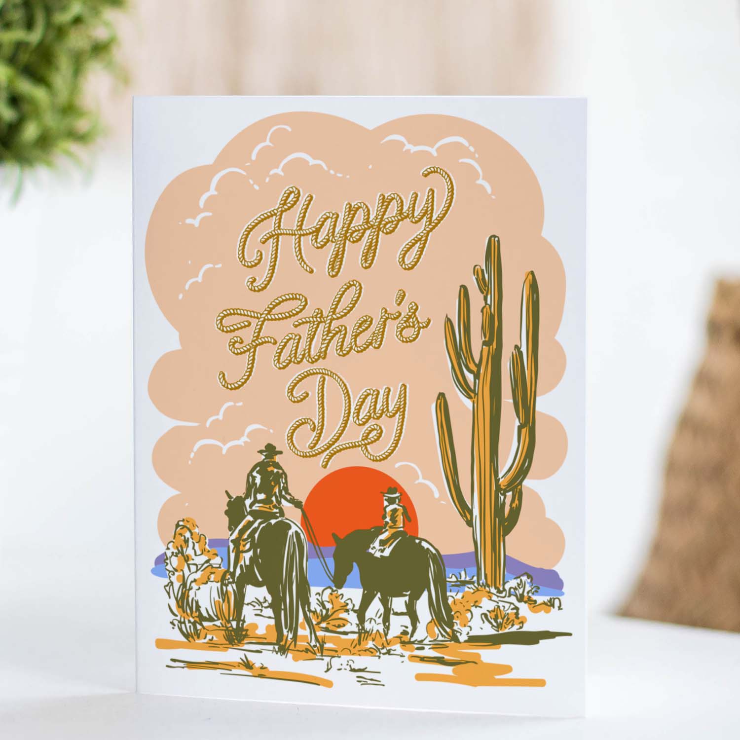Trail Ride Father's Day Card