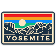 Yosemite National Park Sunset Sticker