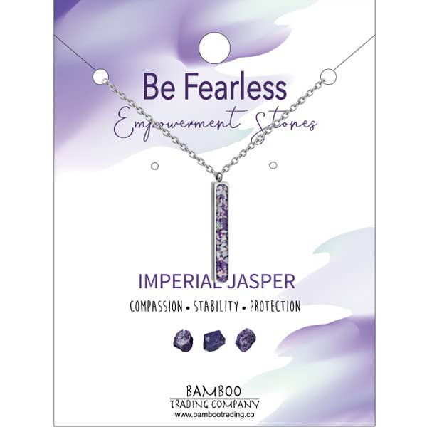 Be Fearless Jasper Necklace