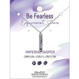 Be Fearless Jasper Necklace