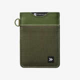 Thread Solid Color Vertical Leather Elastic Wallet