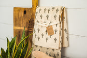 Cotton Saguaro Tea Towel, Eco-Friendly, Flour Sack