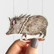 Javelina Diecut Vinyl Sticker
