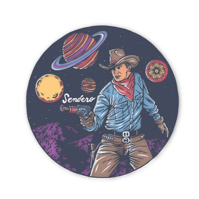 Cosmic Cowboy Sticker