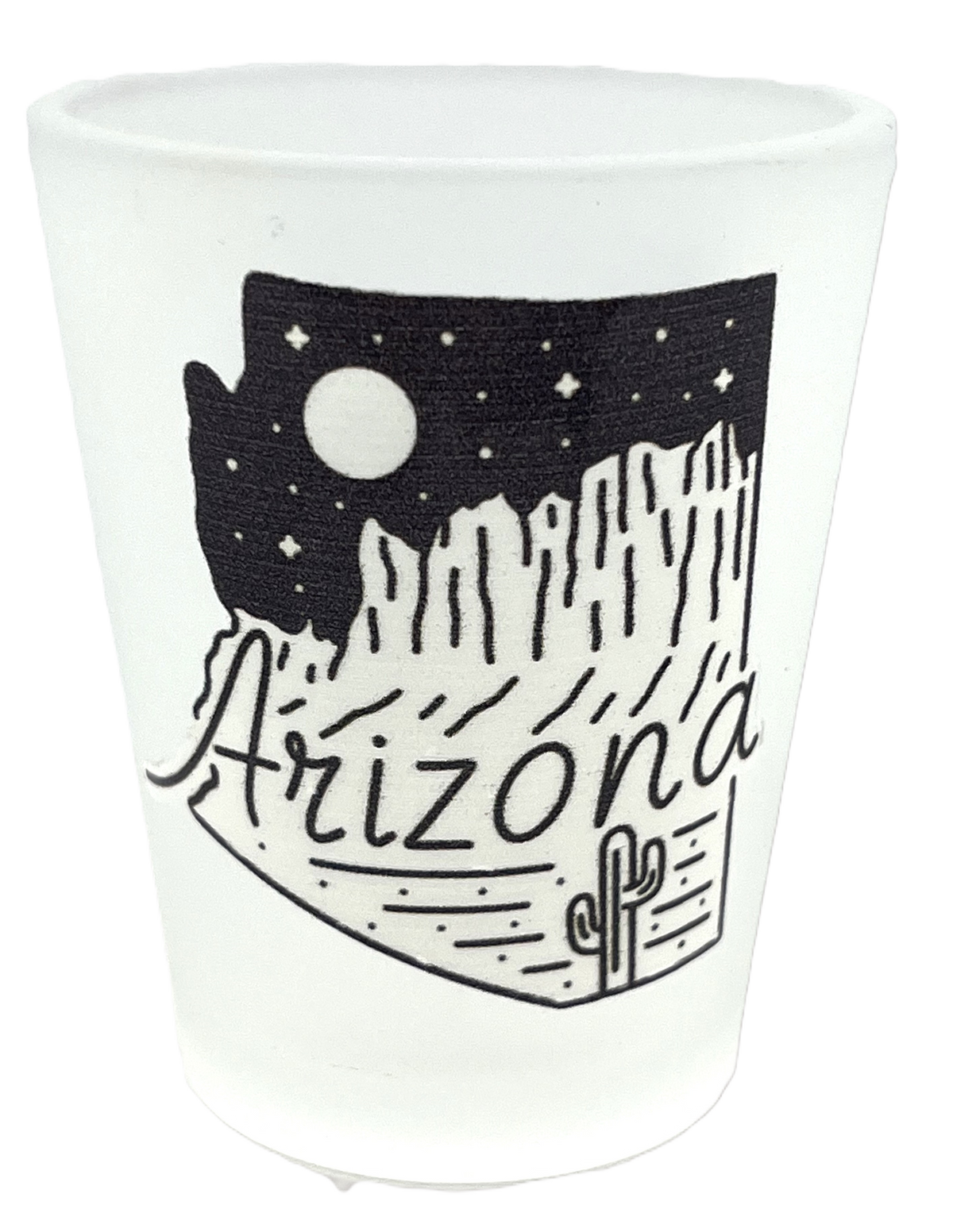 Arizona State Frosted Shot Glass