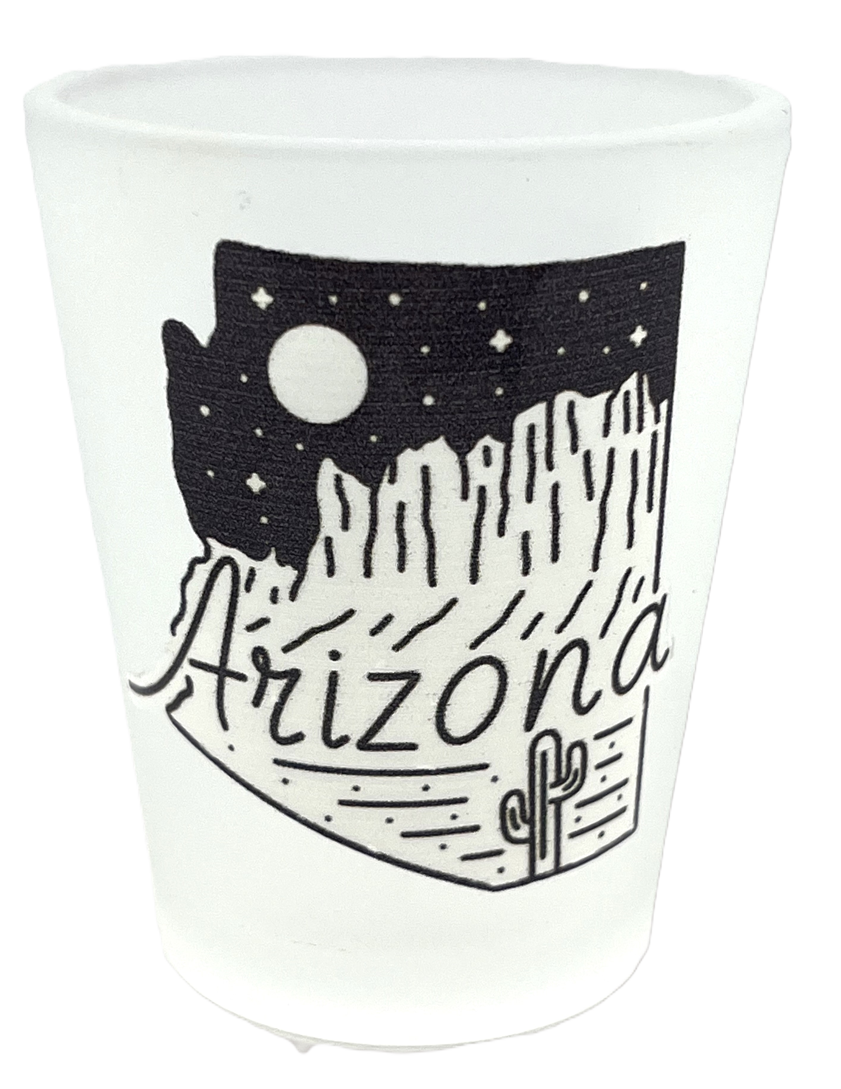 Arizona State Frosted Shot Glass