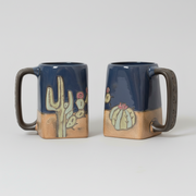 Cactus Square Stoneware Mug