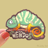 Chameleon Lizard, Weirdo Sticker